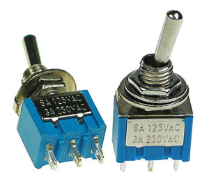SPDT101MOM1 - SPDT on-off-(on) Momentary Miniature Toggle Switch
