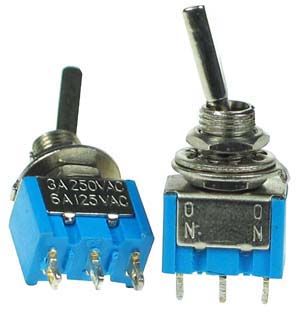 SPDT11FA - SPDT On-On Flattened Actuator Miniature Toggle Switch