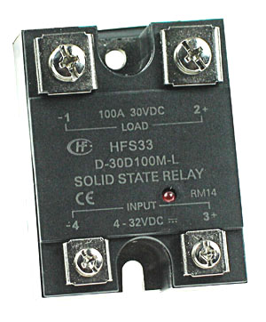 SSRDC30V100A - SPST 0-30Vdc 100A DC Solid State Relay Technical Data