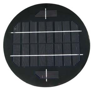 9V 243mA Circular Solar Panel