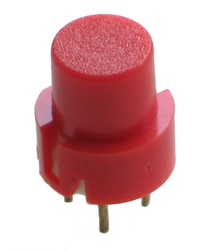 TACT009 - Raised Red Tactile Switch