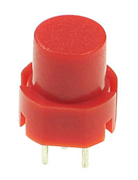 TACT009 - Raised Red Tactile Switch