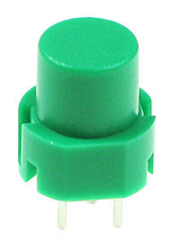 TACT011 - Raised Green Tactile Switch