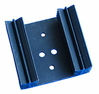 TO3BA - TO-3 Large Black Heatsink with Side Fins