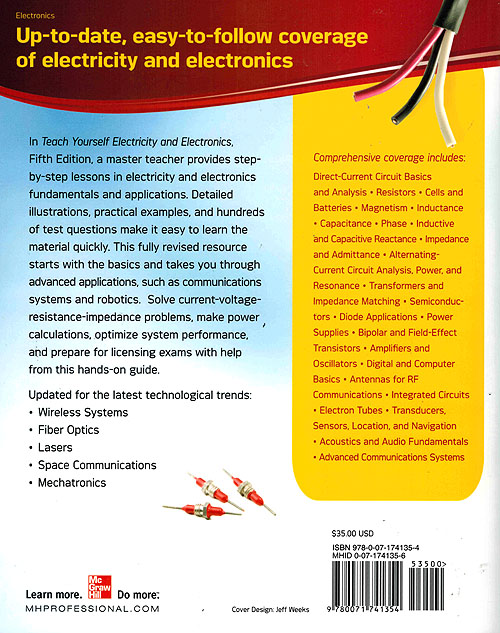 Teach Yourself Electricity and Electronics - Back Cover