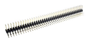 HEADRAD80 - 80 Pin .100 inch Right Angle Male Double Row Header